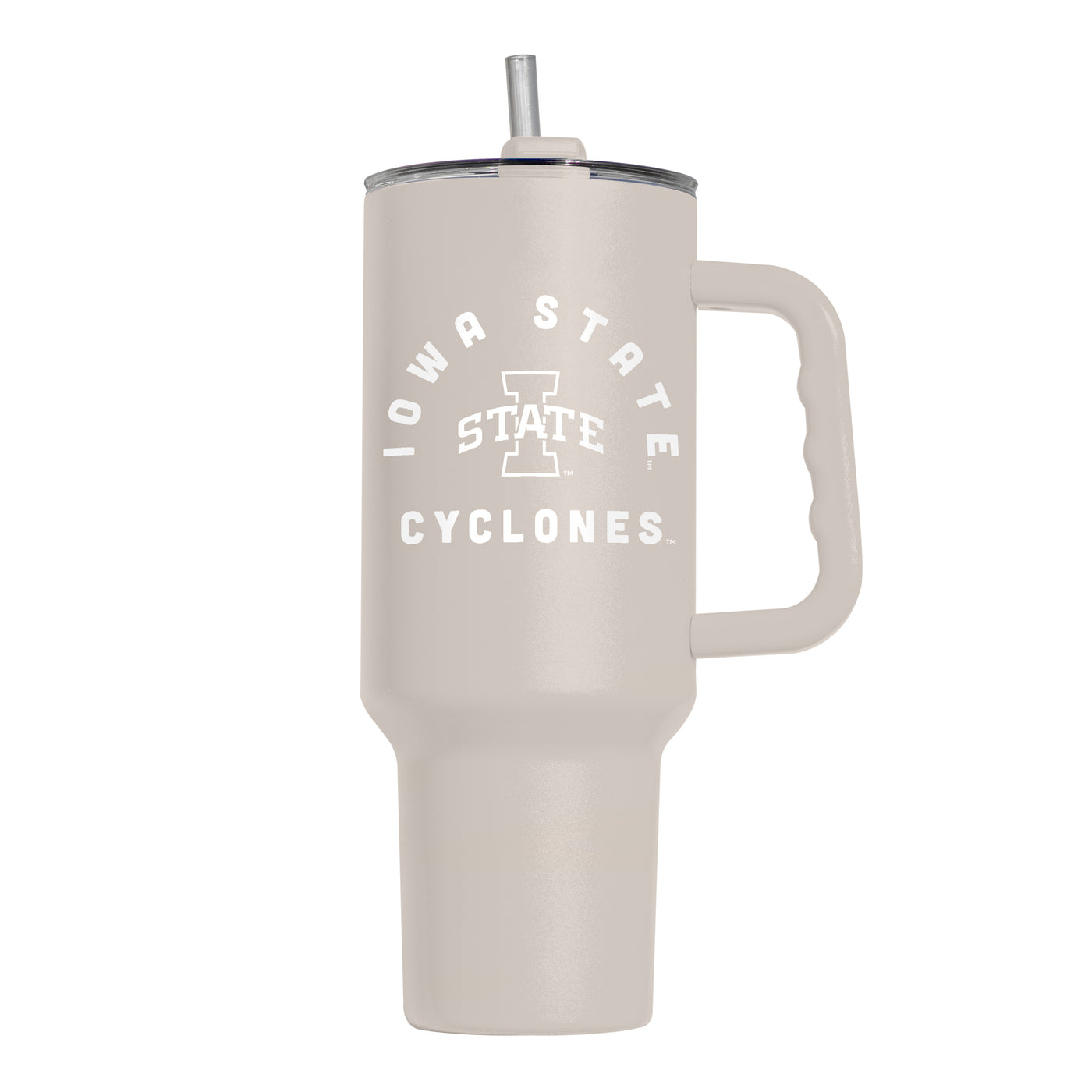 Iowa State 40oz Archway Sand Powder Coat Tumbler - Logo Brands