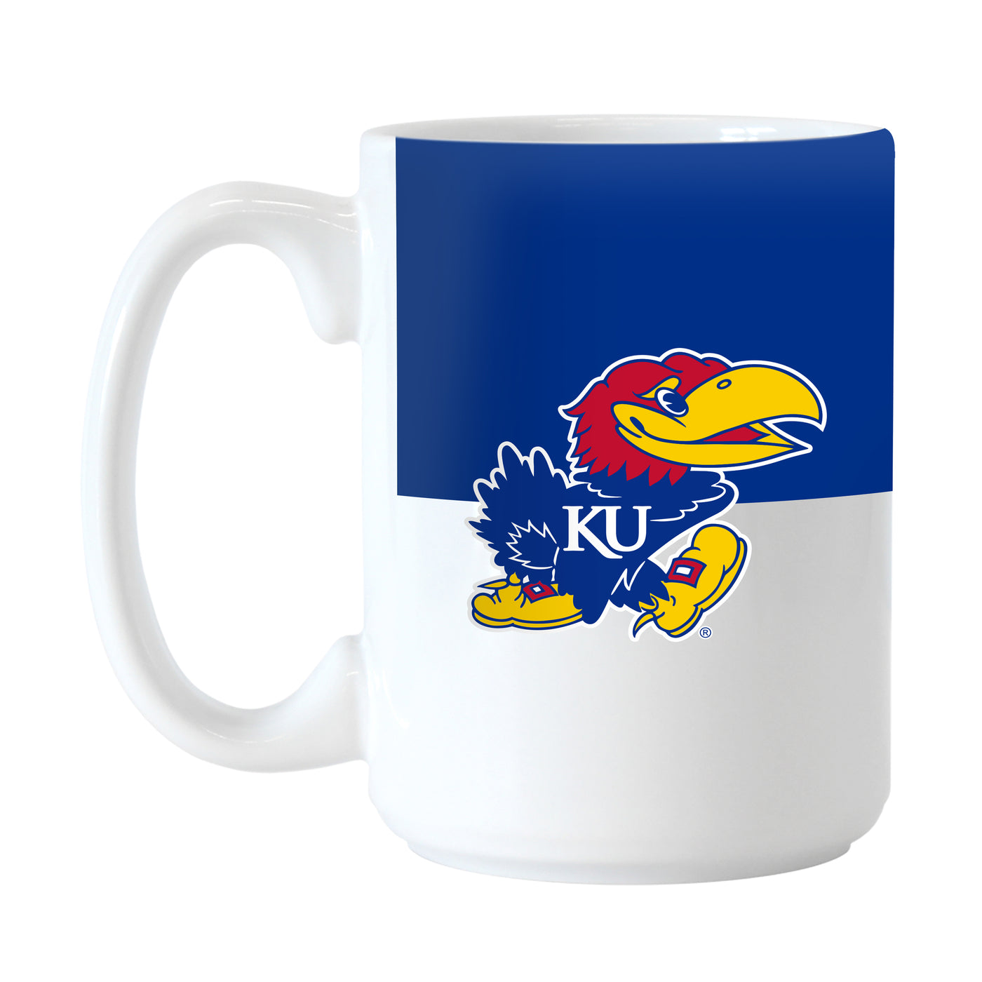 Kansas 15oz Colorblock Sublimated Mug
