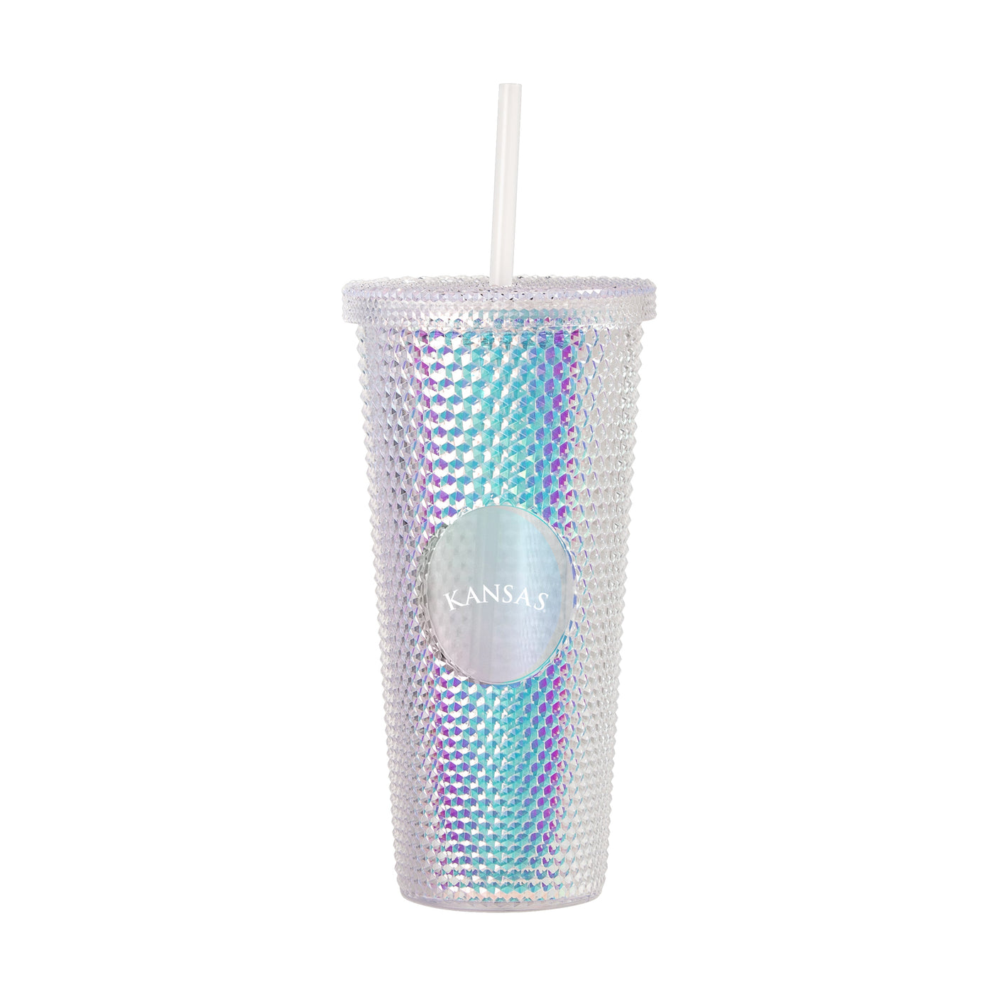 Kansas 24oz Iridescent Studded Tumbler - Logo Brands