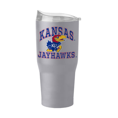 Kansas 30oz Athletic Powder Coat Tumbler - Logo Brands