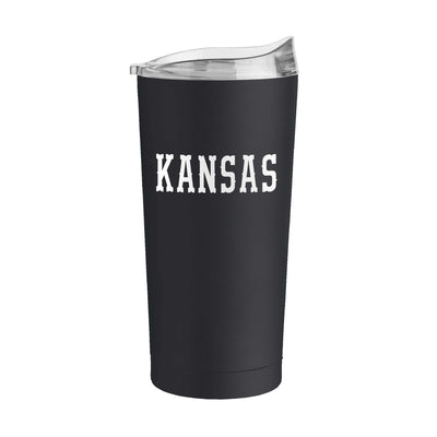 Kansas Vault 20oz Black Out Powder Coat Tumbler