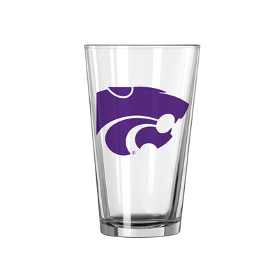 Kansas State 16oz Swagger Pint Glass - Logo Brands