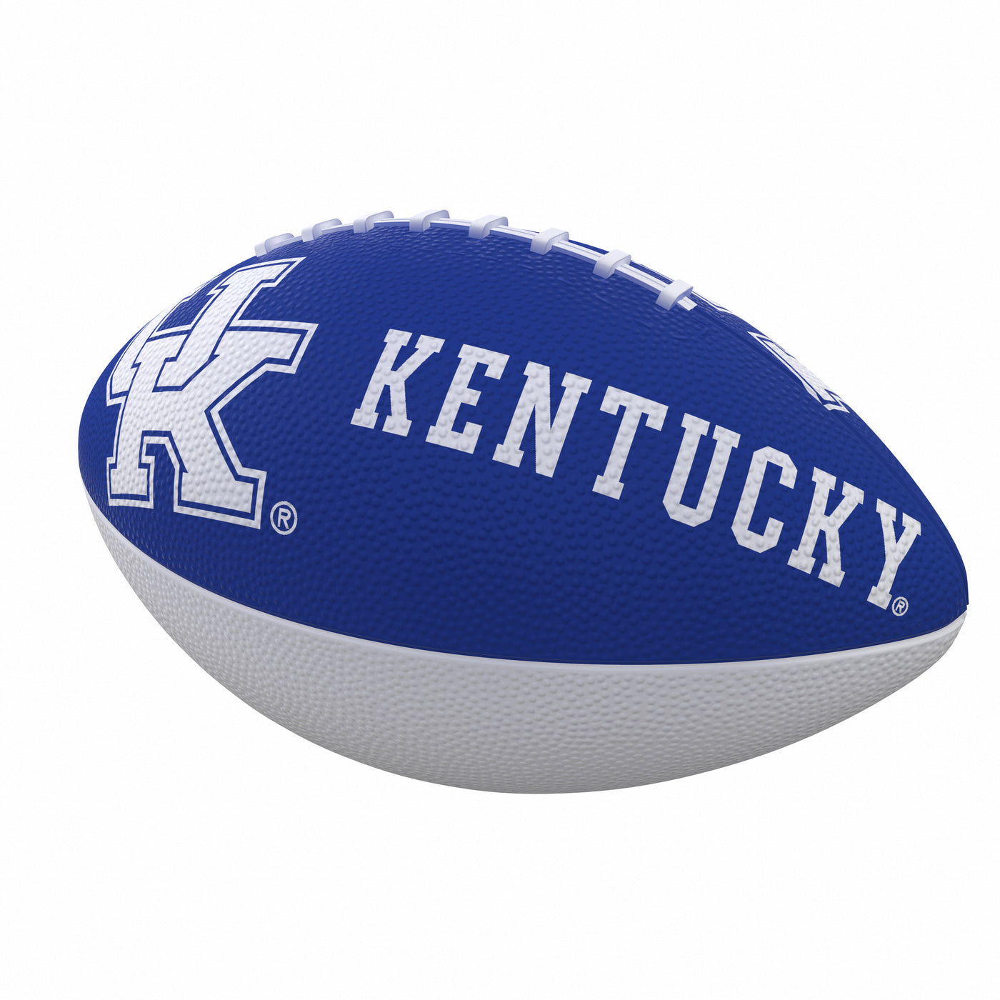 Kentucky Combo Logo Junior-Size Rubber Football