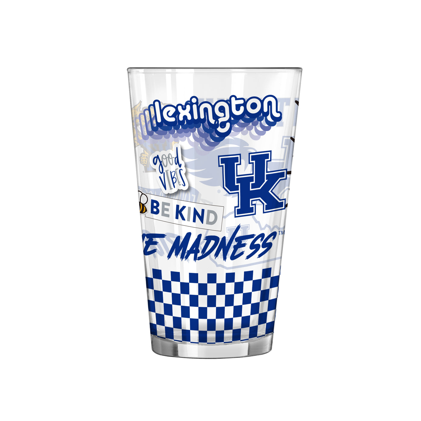 Kentucky 16oz Native Pint Glass - Logo Brands