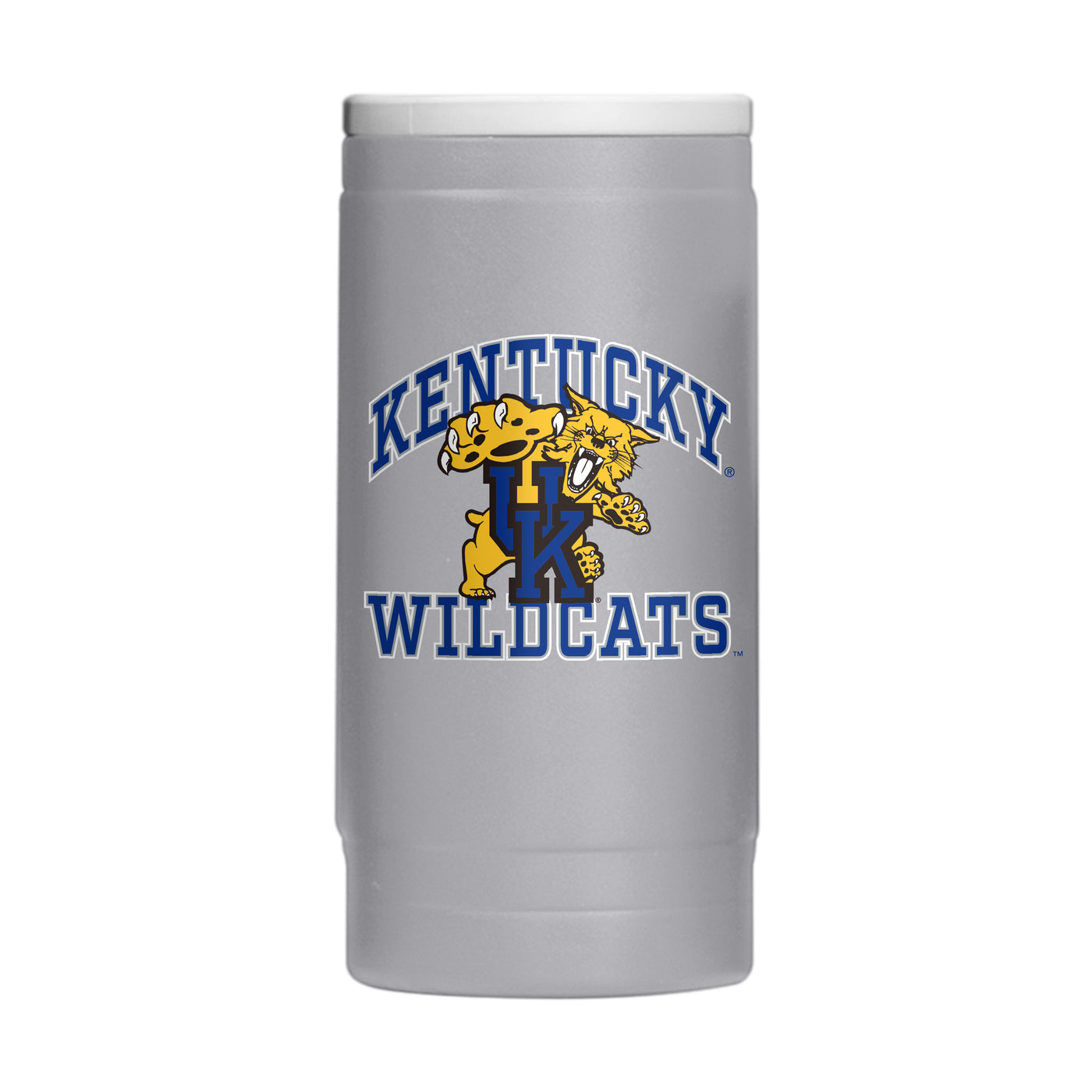 Kentucky 12oz Athletic Powder Coat Slim Can Coolie