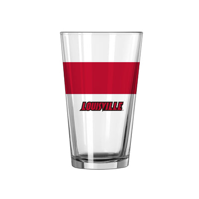 Louisville 16oz Colorblock Pint Glass - Logo Brands