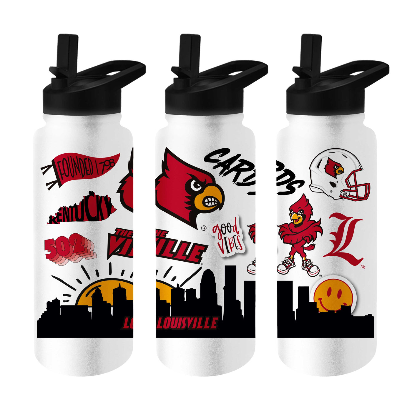 Louisville 34oz Native Quencher Bottle - Logo Brands