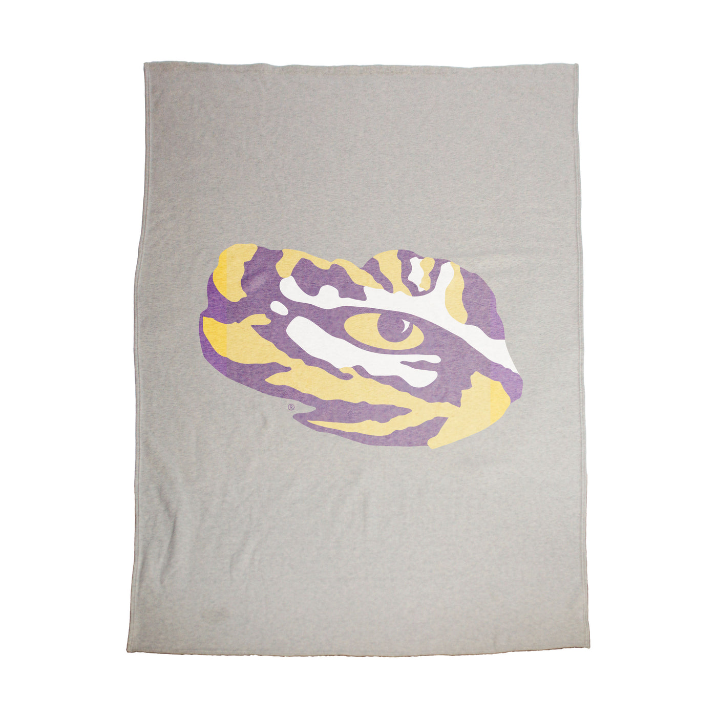 LSU Oversized Logo Sublimated Sweatshirt Blanket - Logo Brands