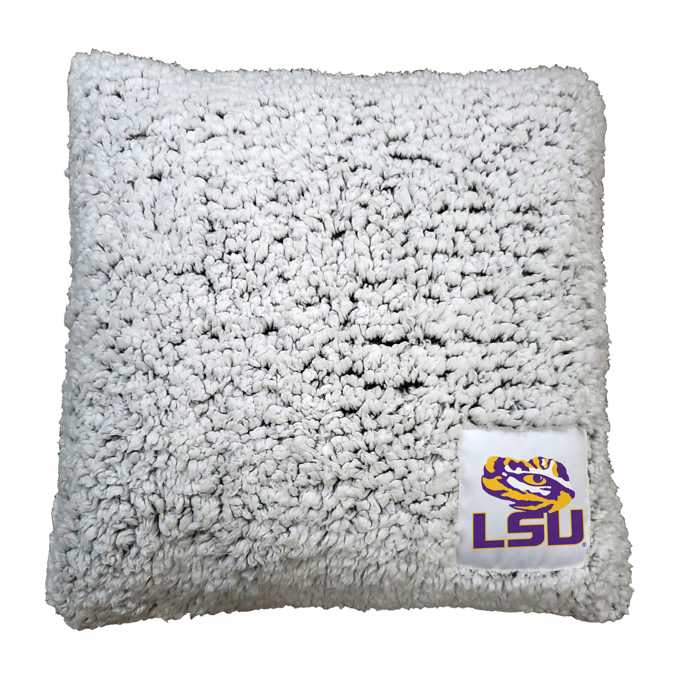 LSU Frosty Throw Pillow