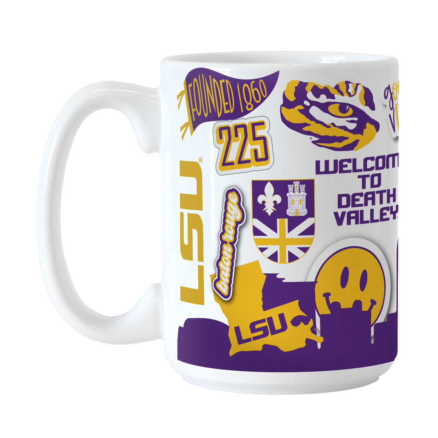 LSU 15oz Native Sublimated Mug