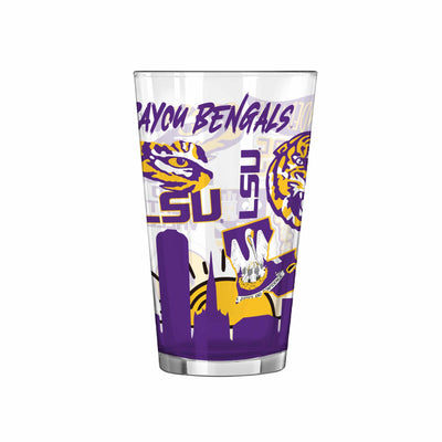 LSU 16oz Native Pint Glass - Logo Brands