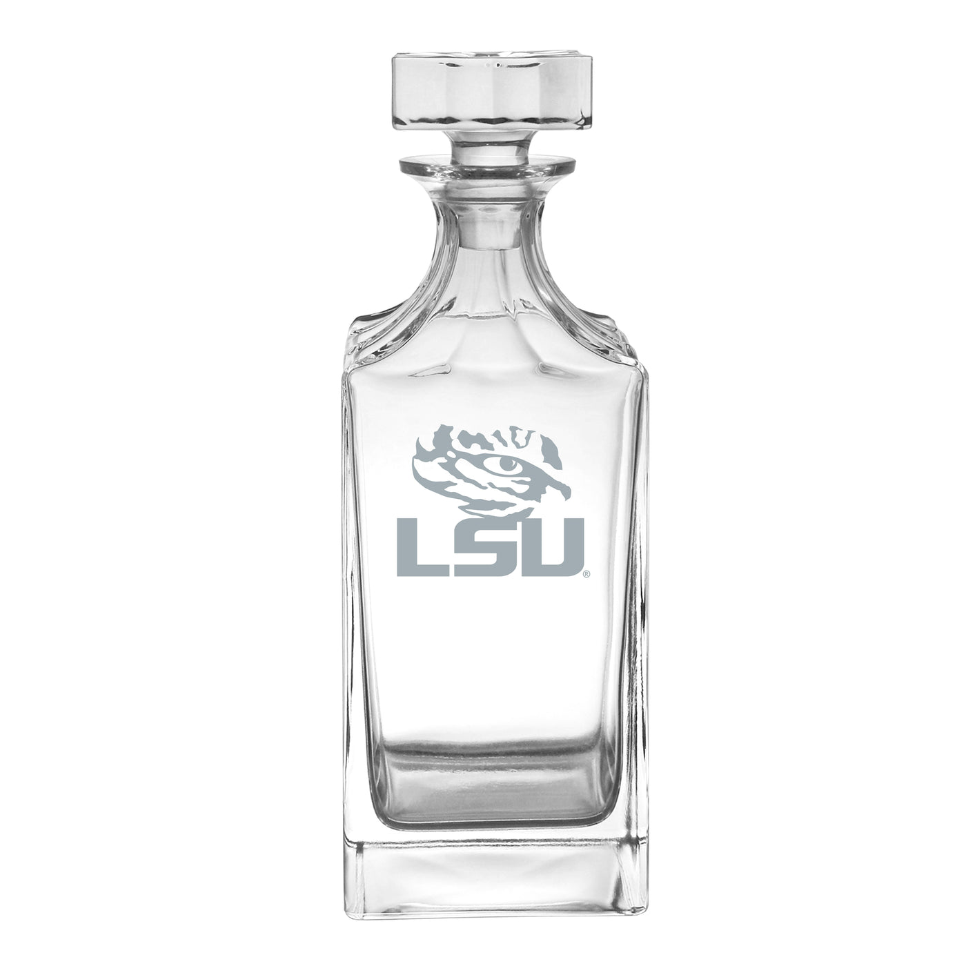 LSU 40oz Frost Glass Decanter