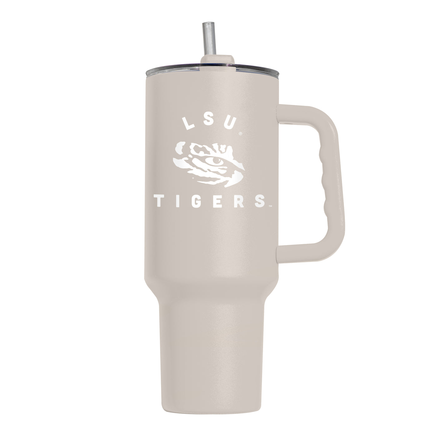 LSU 40oz Archway Sand Powder Coat Tumbler - Logo Brands