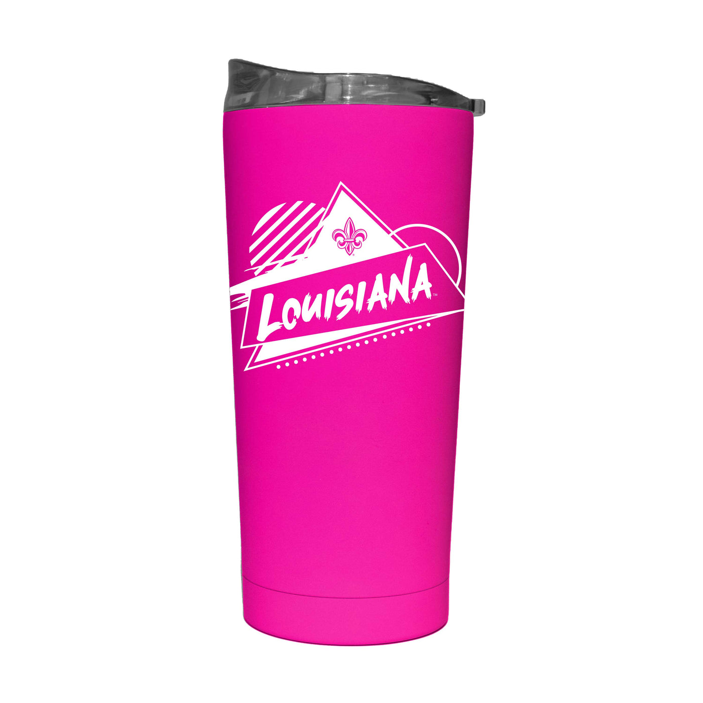 Louisiana Lafayette 20oz Electric Rad Soft Touch Tumbler - Logo Brands