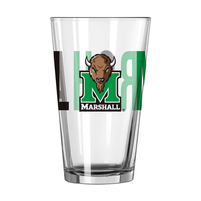 Marshall 16oz Overtime Pint Glass - Logo Brands