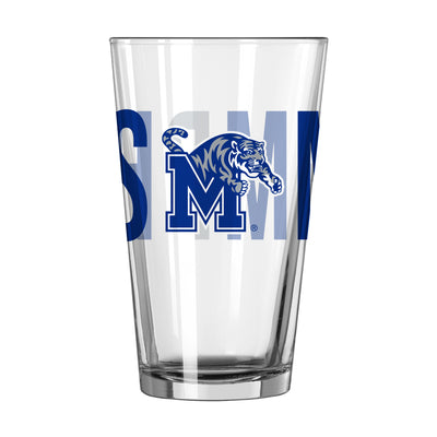 Memphis 16oz Overtime Pint Glass - Logo Brands