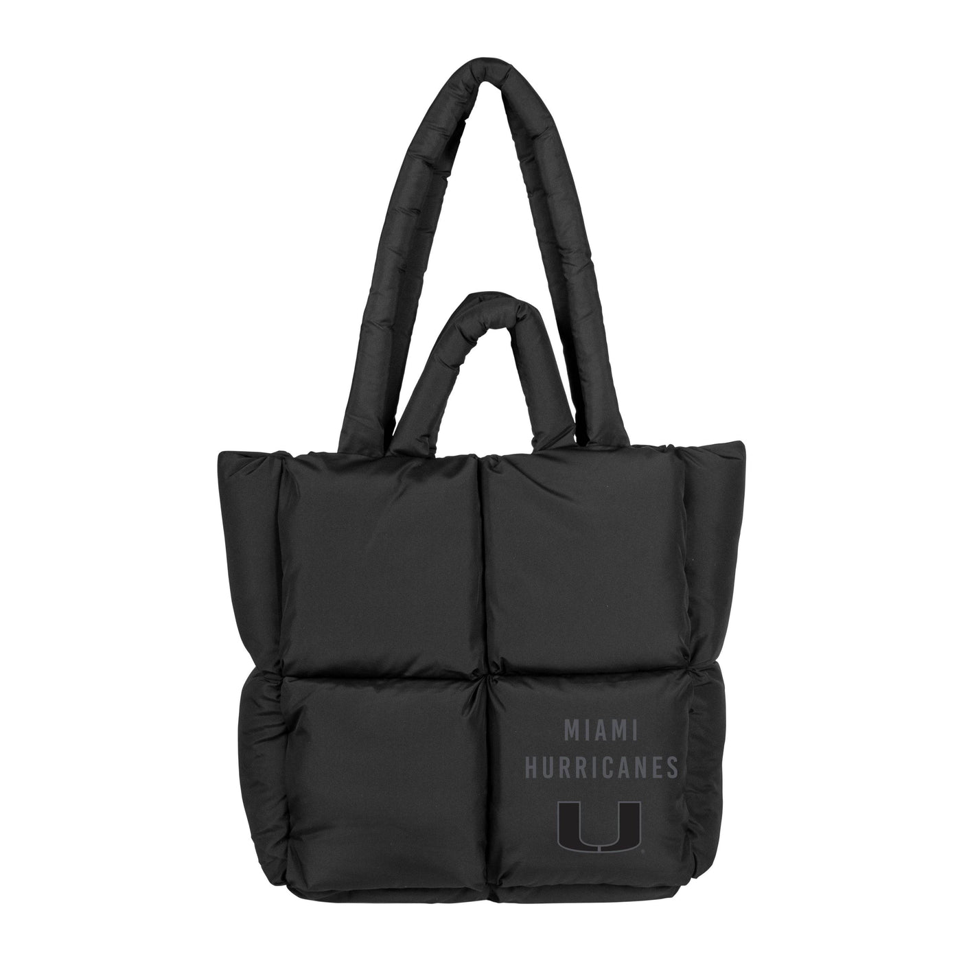 Miami Black Puff Tote