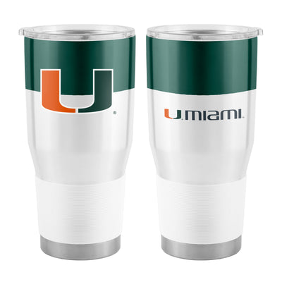 Miami 30oz Colorblock Stainless Steel Tumbler - Logo Brands