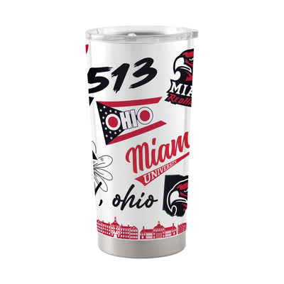 Miami Ohio 20oz Native Stainless Tumbler - Logo Brands