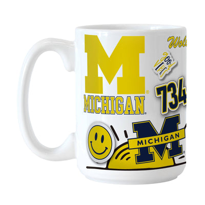 Michigan 15oz Native Sublimated Mug - Logo Brands