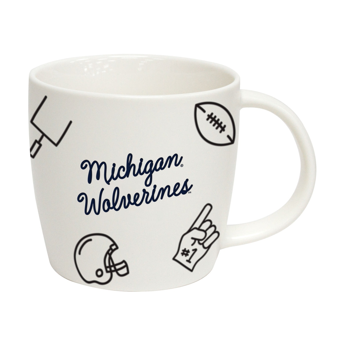 Michigan 18oz Playmaker Mug