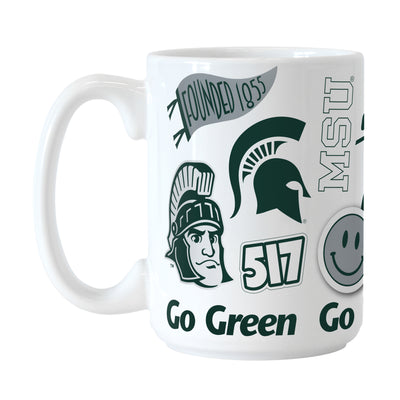 Michigan State 15oz Native Sublimated Mug - Logo Brands