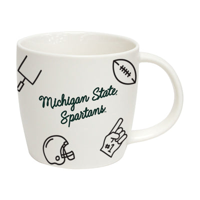 Michigan State 18oz Playmaker Mug - Logo Brands