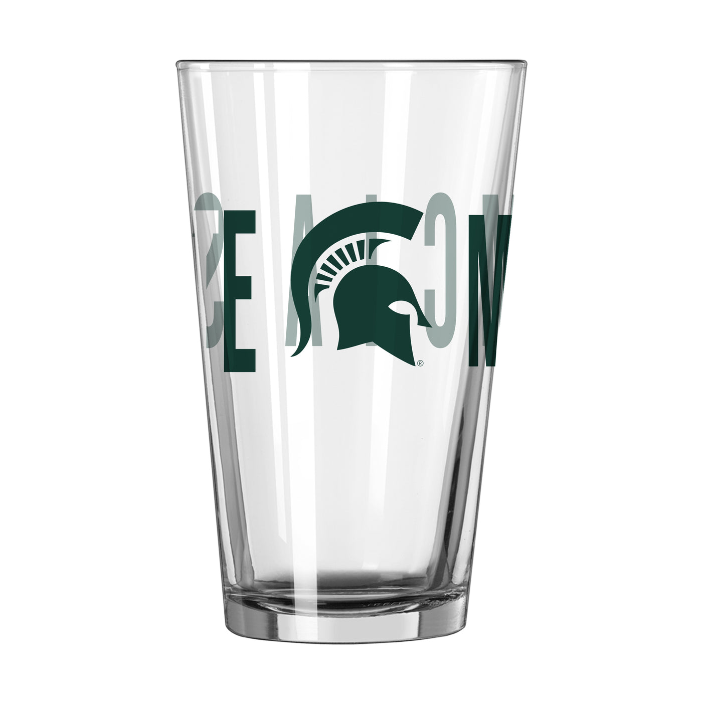 Michigan State 16oz Overtime Pint Glass - Logo Brands