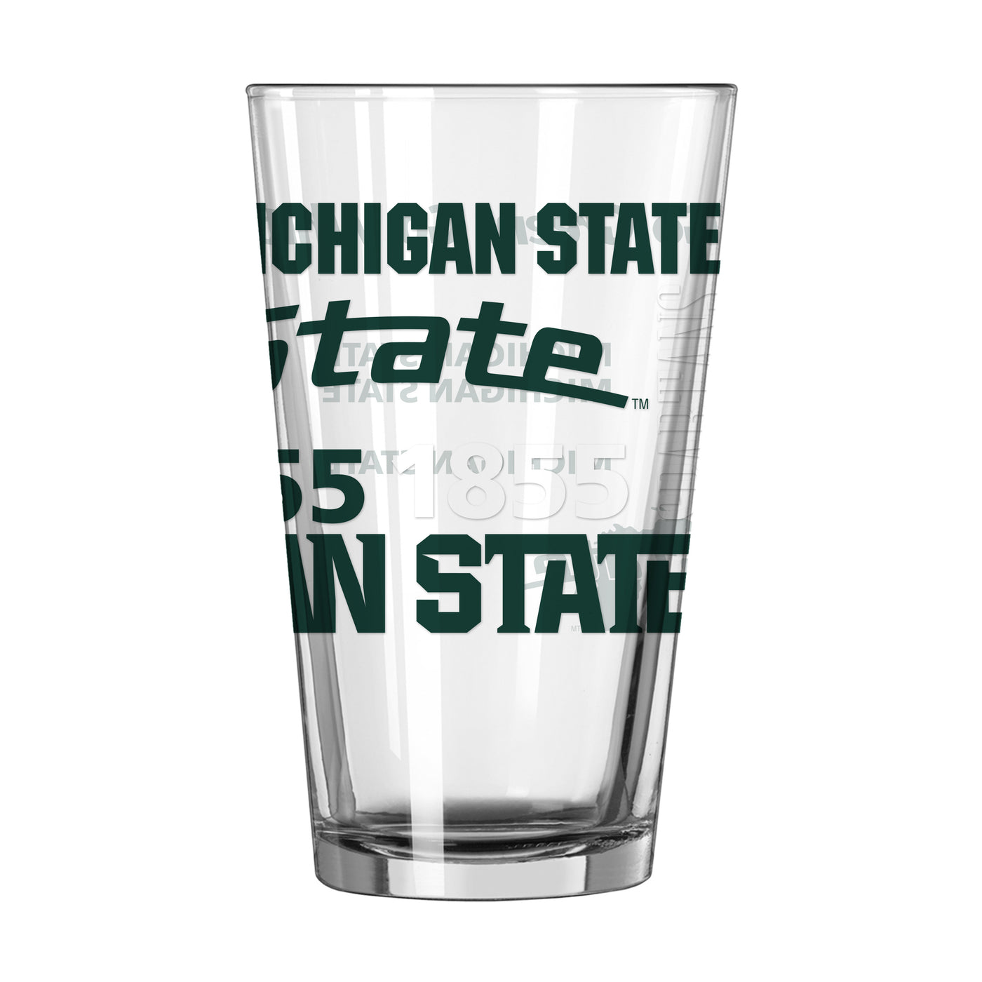 Michigan State 16oz Spirit Pint Glass