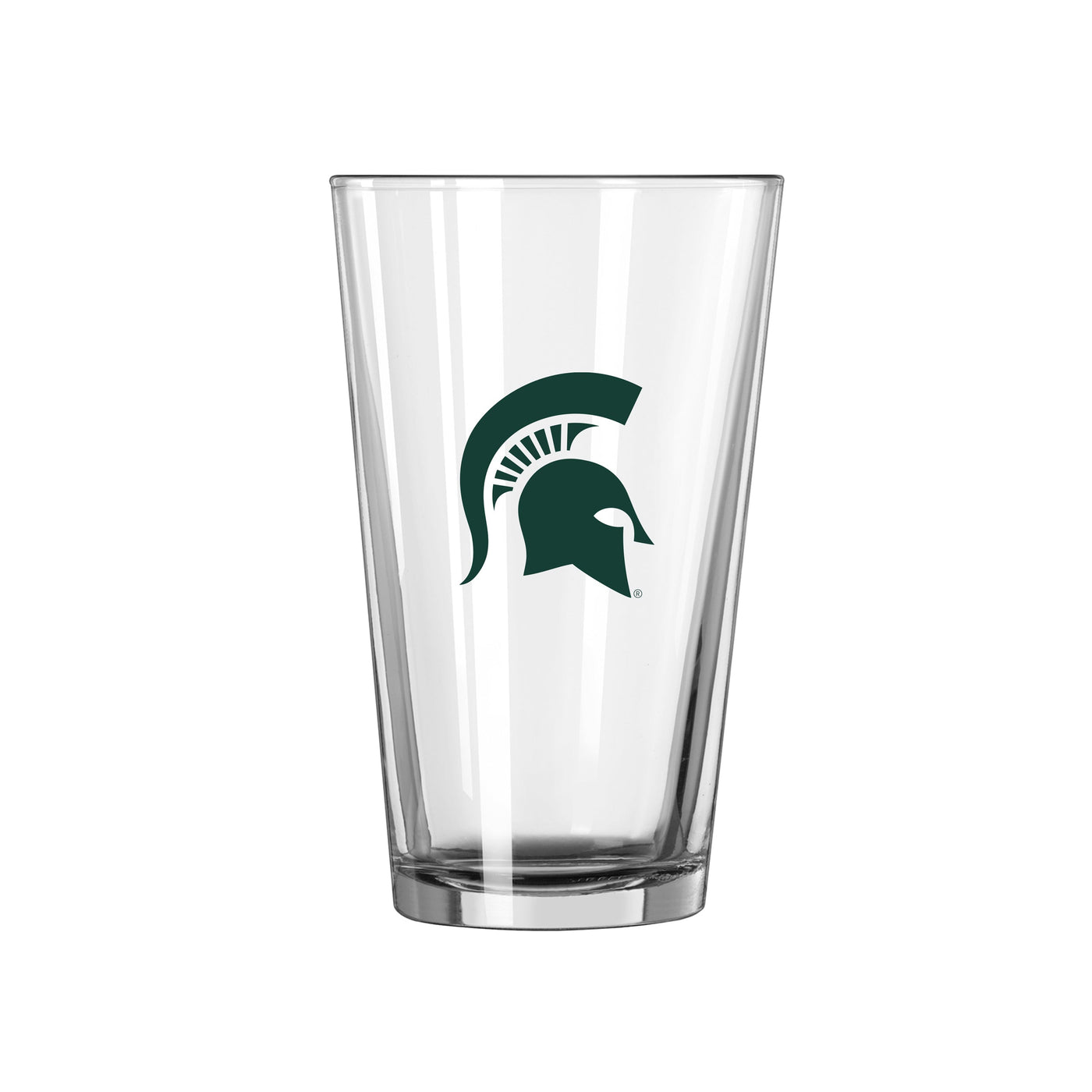 Michigan State 16oz Logo Pint Glass - Logo Brands