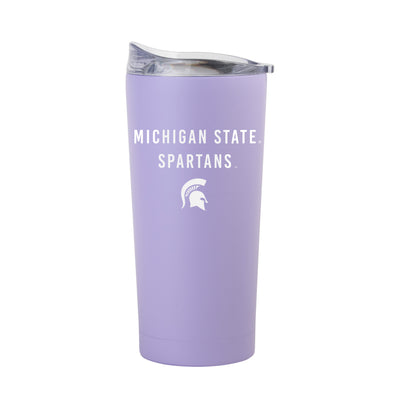 Michigan State 20oz Tonal Lavender Powder Coat Tumbler - Logo Brands