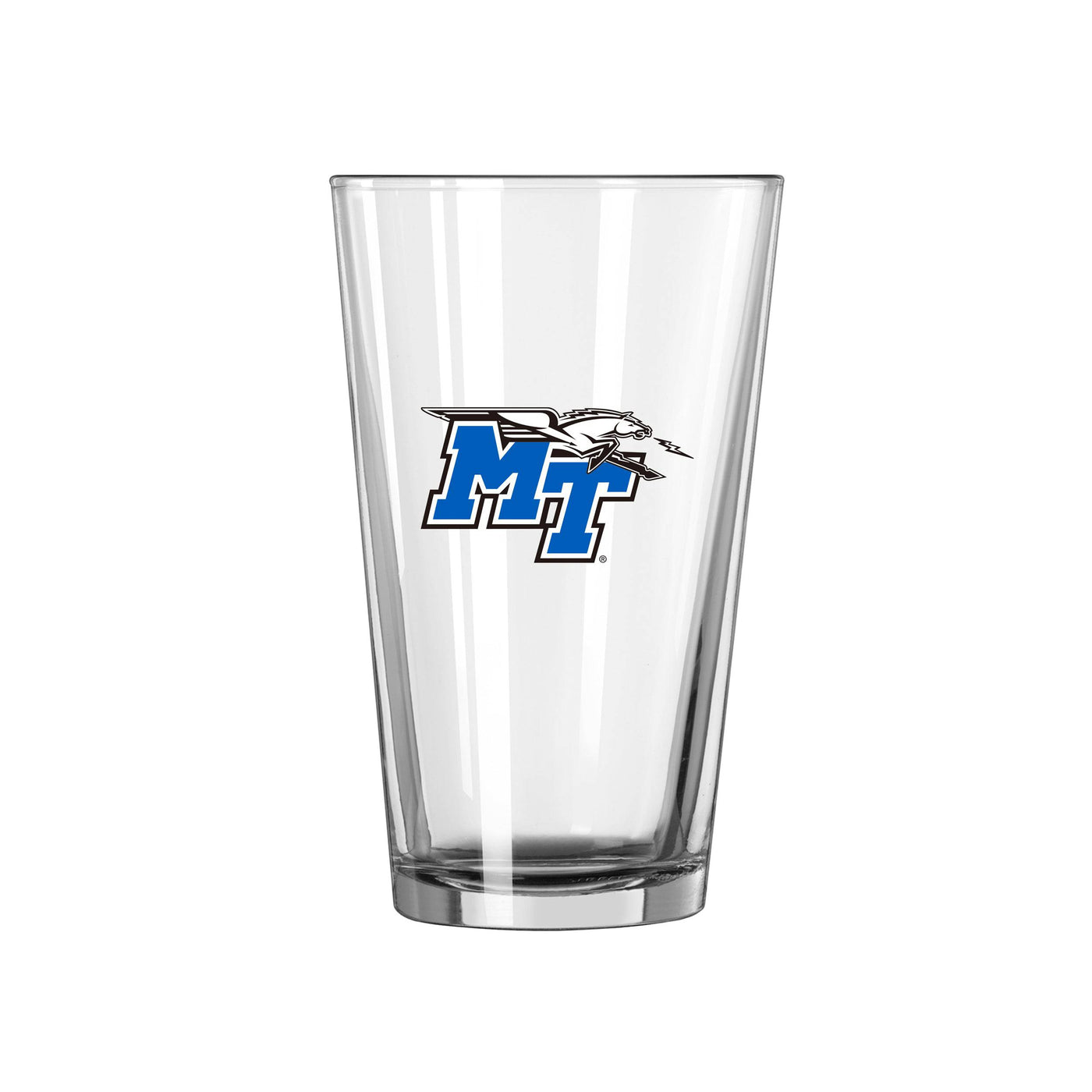 MTSU 16oz Logo Pint Glass - Logo Brands