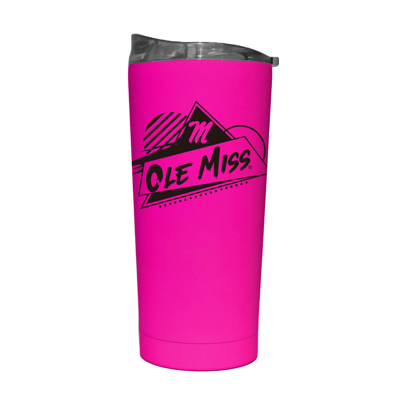 Ole Miss 20oz Electric Rad Soft Touch Tumbler