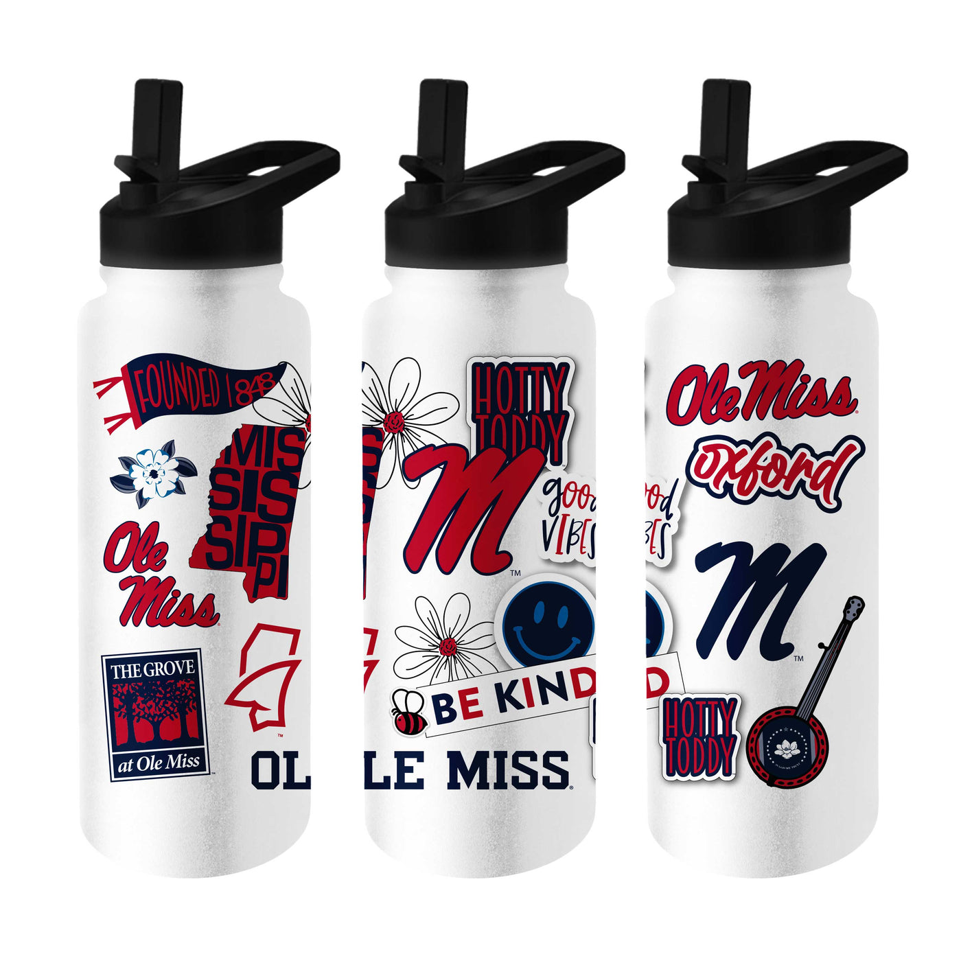 Ole Miss 34oz Native Quencher Bottle