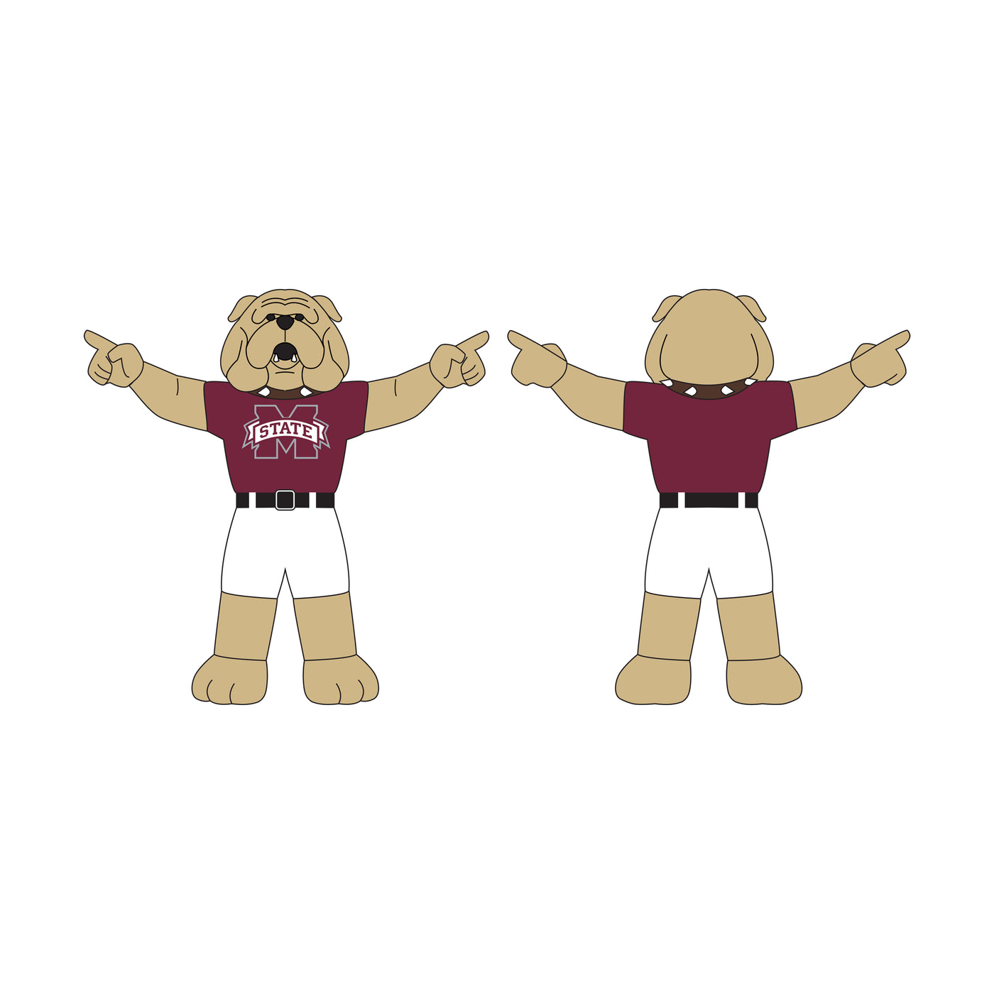Mississippi State 7ft Yard Inflatable Mascot