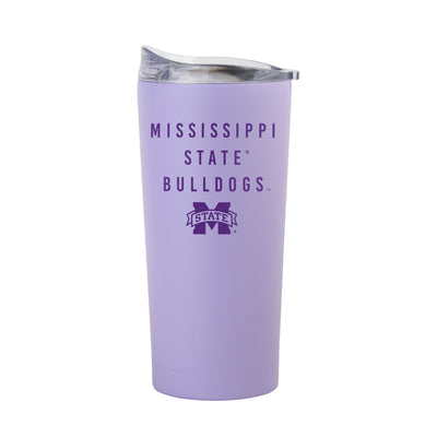 Mississippi State 20oz Tonal Lavender Powder Coat Tumbler - Logo Brands