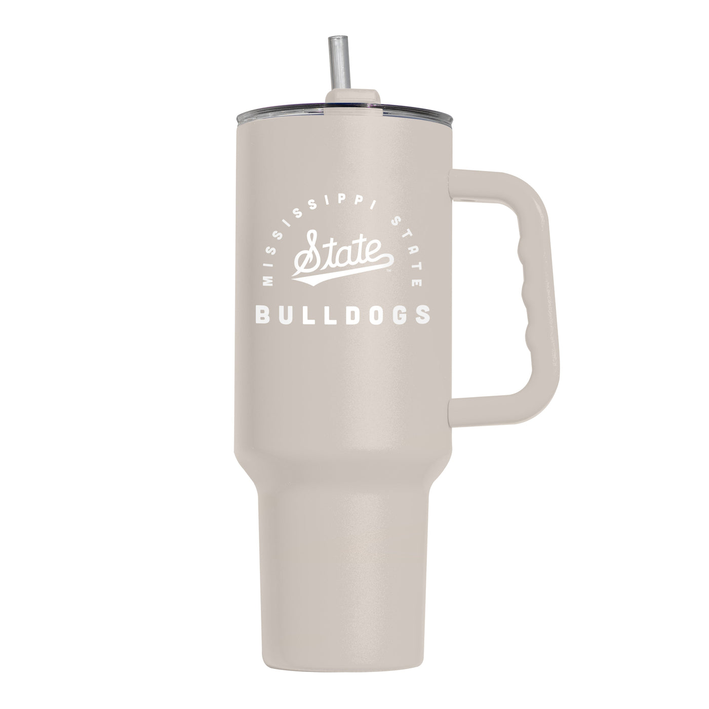 Mississippi State Sand Script 40oz Powder Coat Tumbler - Logo Brands