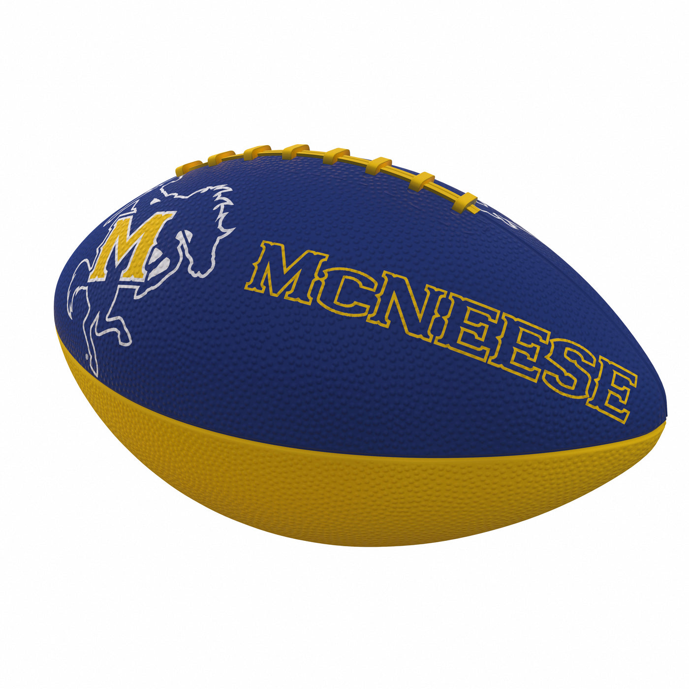 McNeese State Combo Logo Junior-Size Rubber Football
