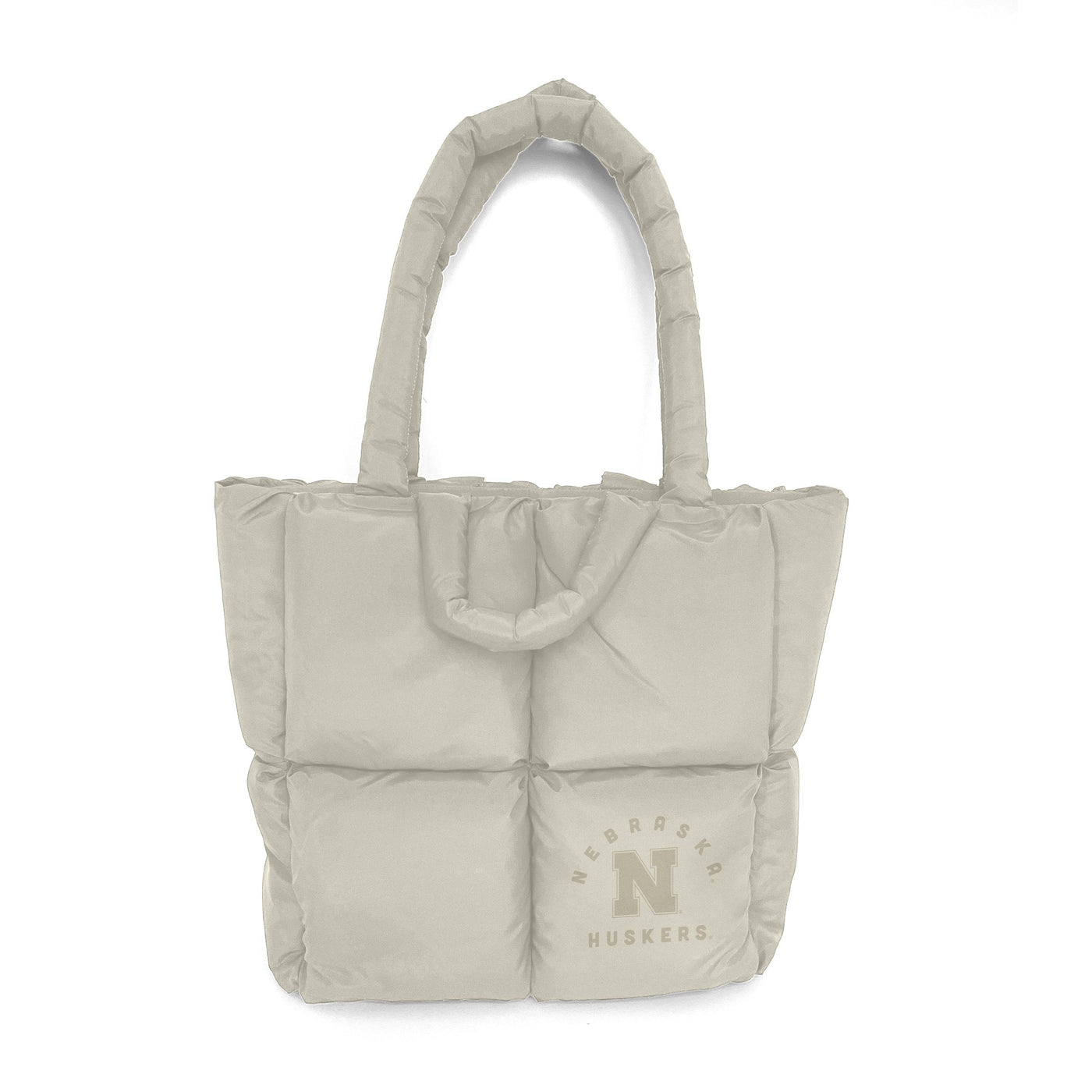 Nebraska Puff Tote