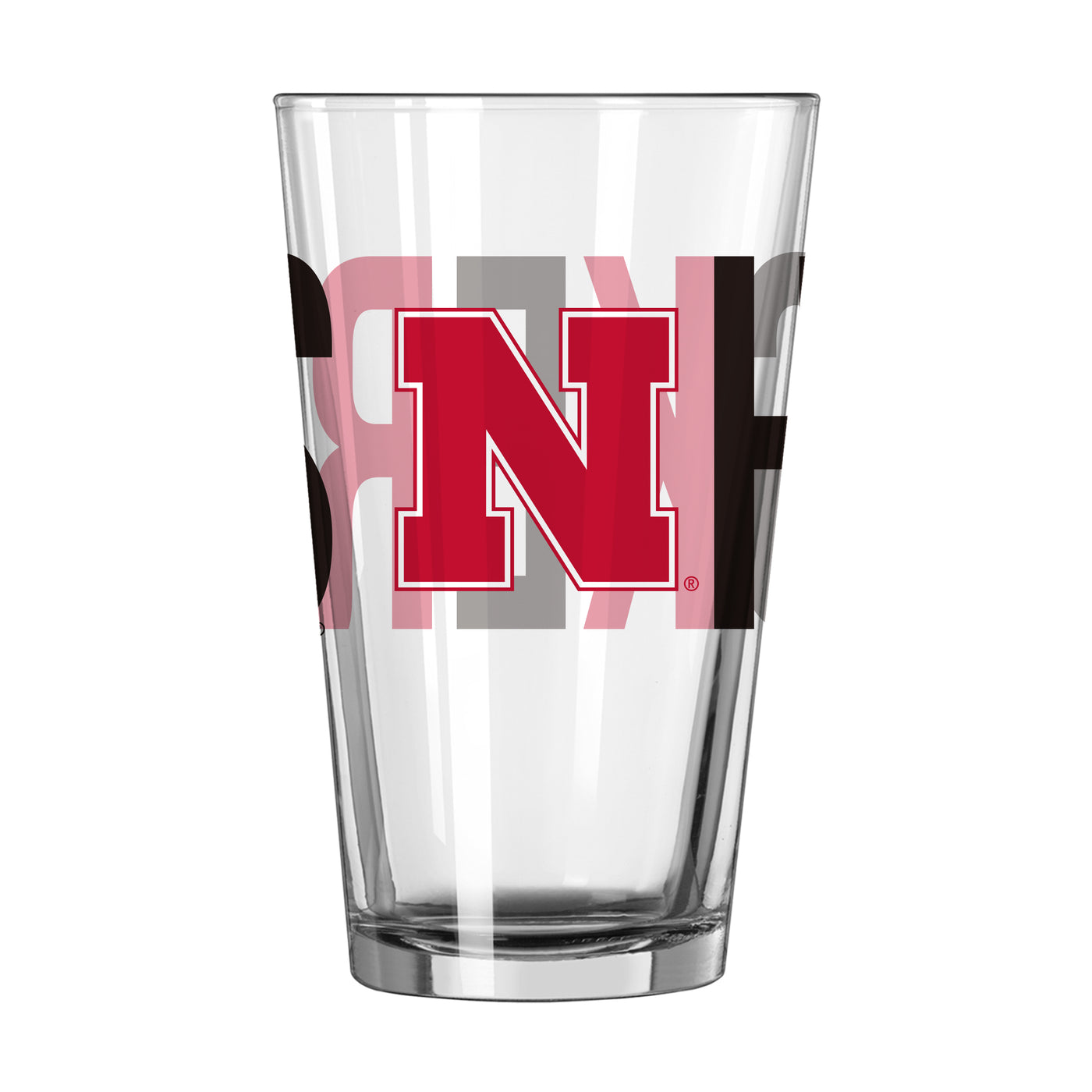 Nebraska 16oz Overtime Pint Glass