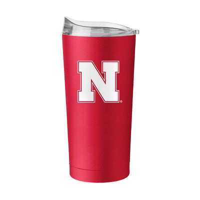 Nebraska 20oz Gameday Powder Coat Tumbler - Logo Brands