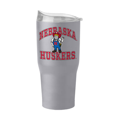 Nebraska 30oz Athletic Powder Coat Tumbler - Logo Brands