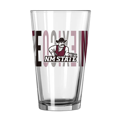 New Mexico State 16oz Overtime Pint Glass - Logo Brands
