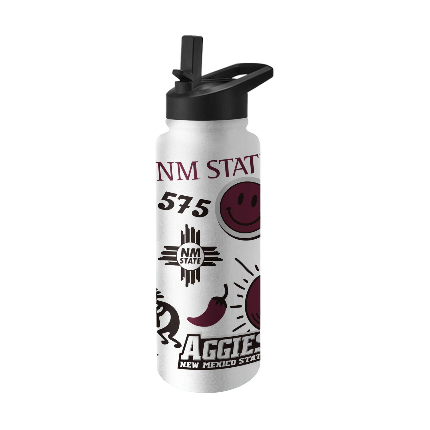 New Mexico State 34oz Native Quencher Bottle