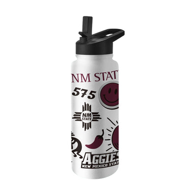 New Mexico State 34oz Native Quencher Bottle - Logo Brands