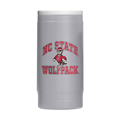 NC State 12oz Athletic Powder Coat Slim Can Coolie - Logo Brands