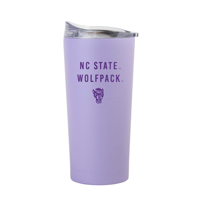 NC State 20oz Tonal Lavender Powder Coat Tumbler - Logo Brands