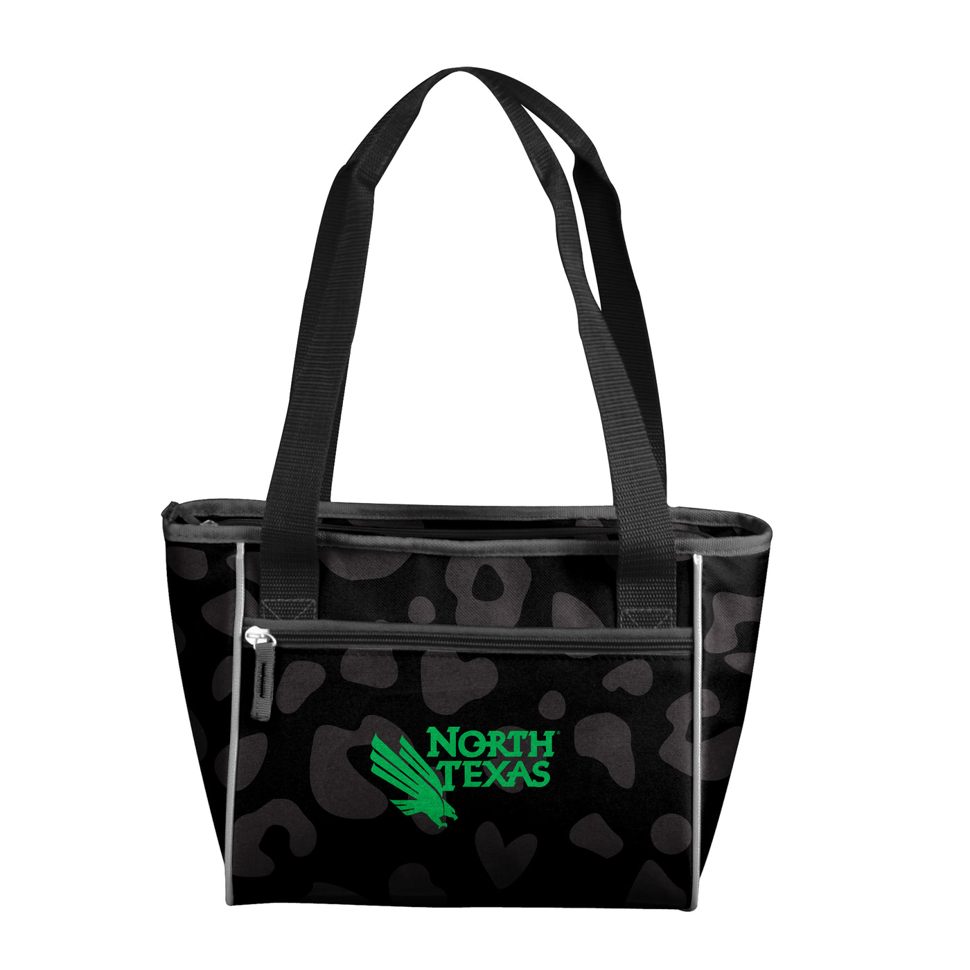 North Texas Leopard Print 16 Can Cooler Tote