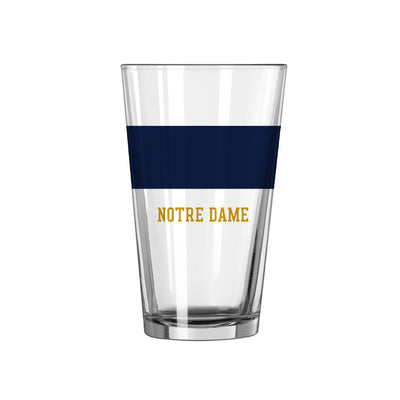 Notre Dame 16oz Colorblock Pint Glass - Logo Brands