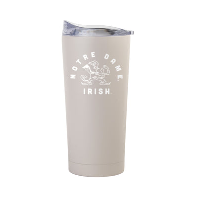 Notre Dame 20oz Archway Sand Powder Coat Tumbler - Logo Brands